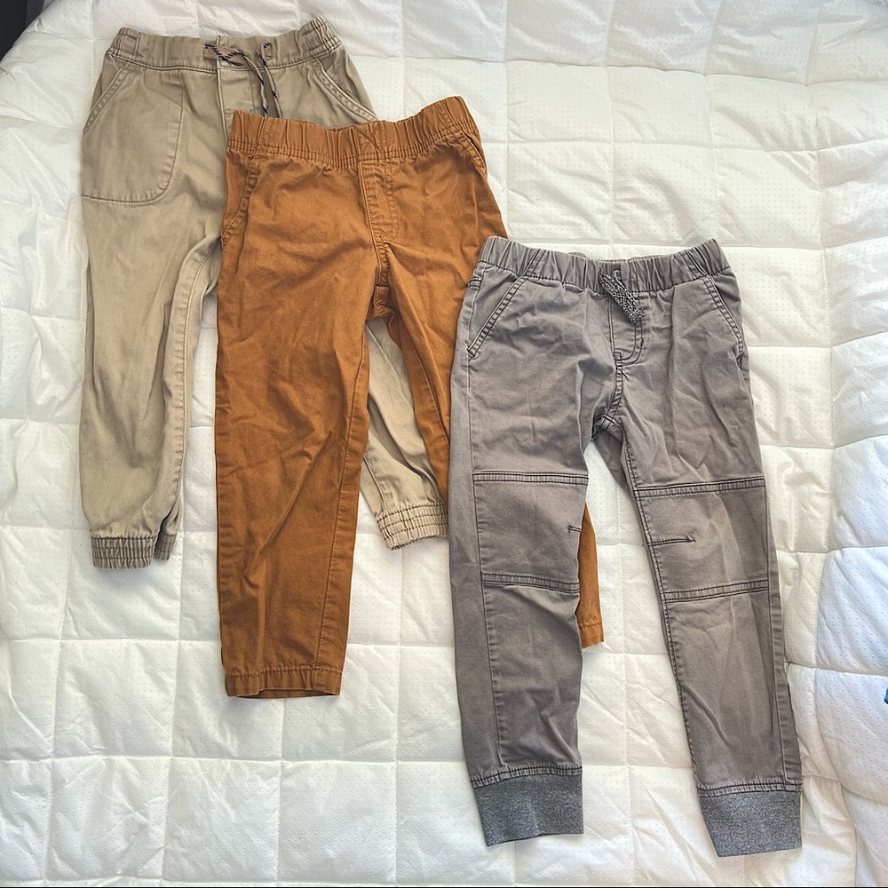 4T Bundle of 3 toddler pants